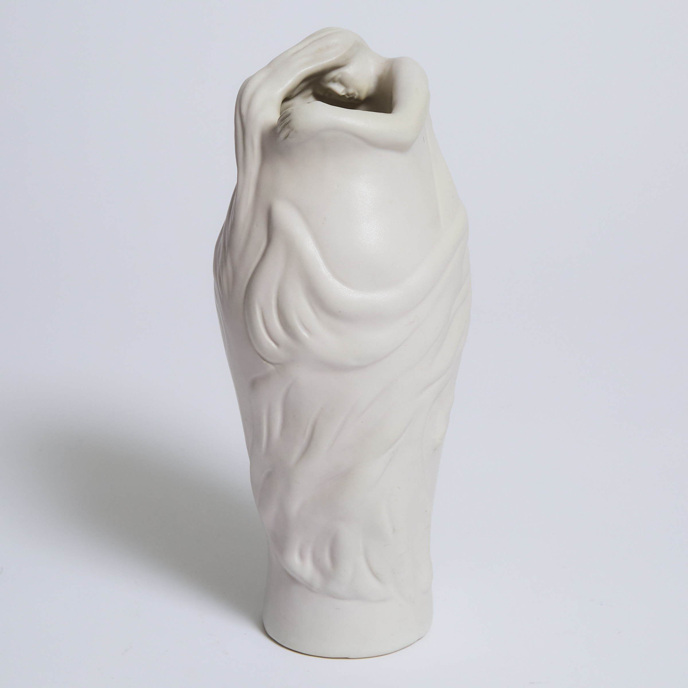 Van Briggle Moulded White Glazed