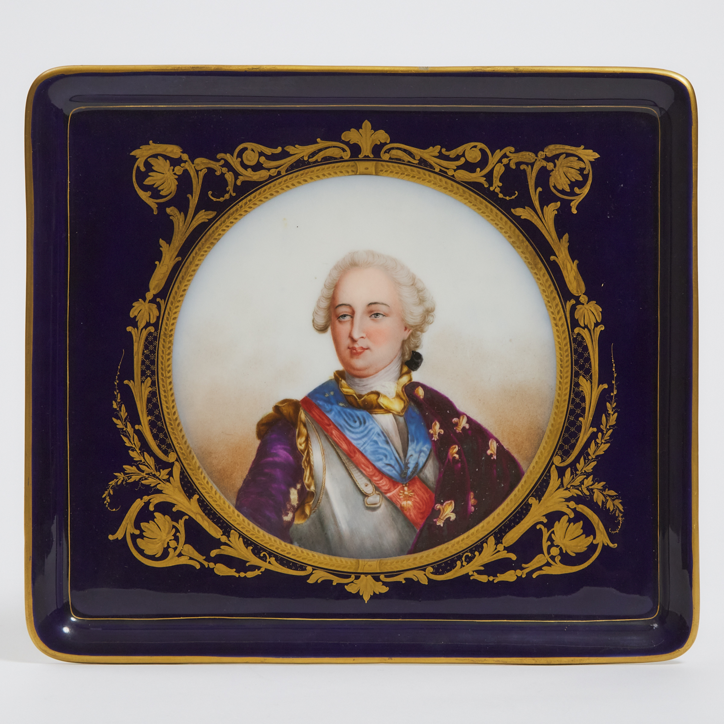 'Sèvres' Cobalt Ground Louis XVI