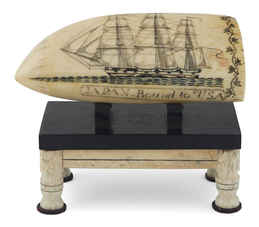 ICONIC POLYCHROME SCRIMSHAW WHALE S 2f2820