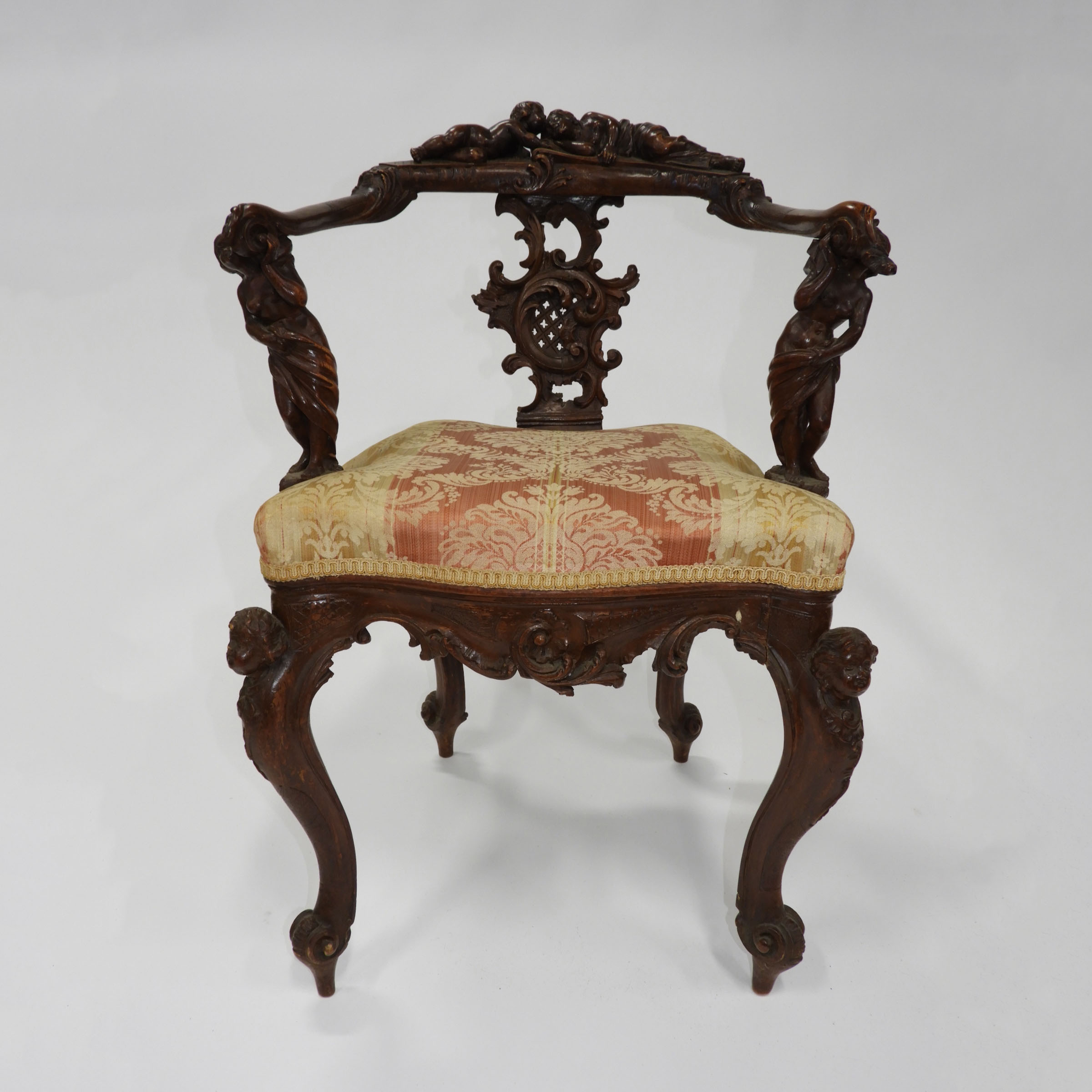 Venetian Baroque Carved Walnut 2f2837