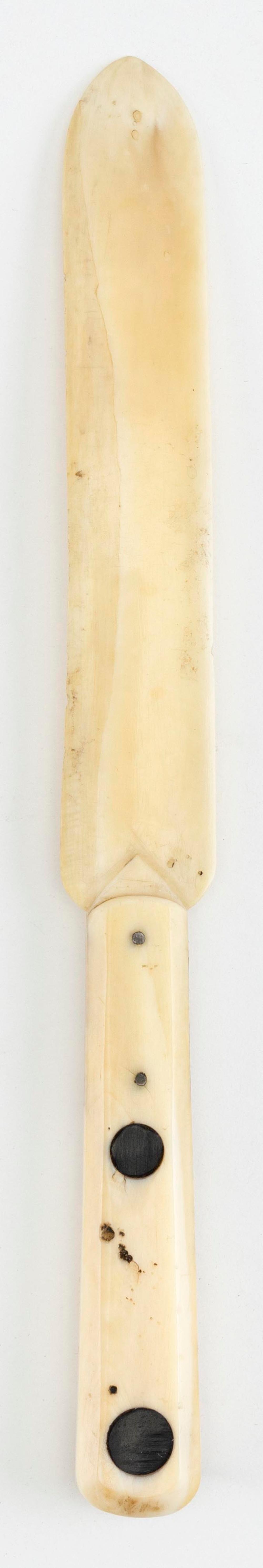 WHALE IVORY KNIFE 19TH CENTURY