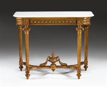 Louis XV style giltwood console 4b73e