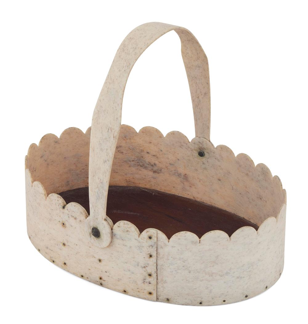 WHALEBONE SWING-HANDLED BASKET