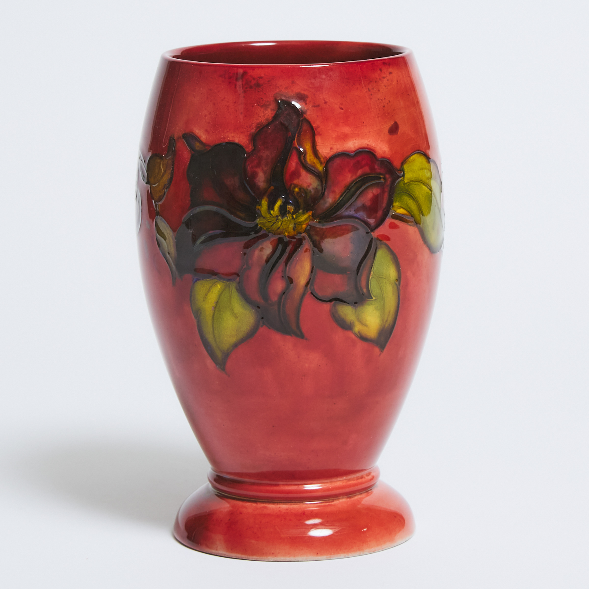 Moorcroft Flambé Clematis Vase,