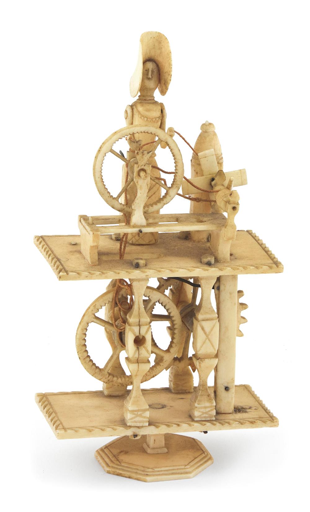 PRISONER-OF-WAR BONE SPINNING JENNY