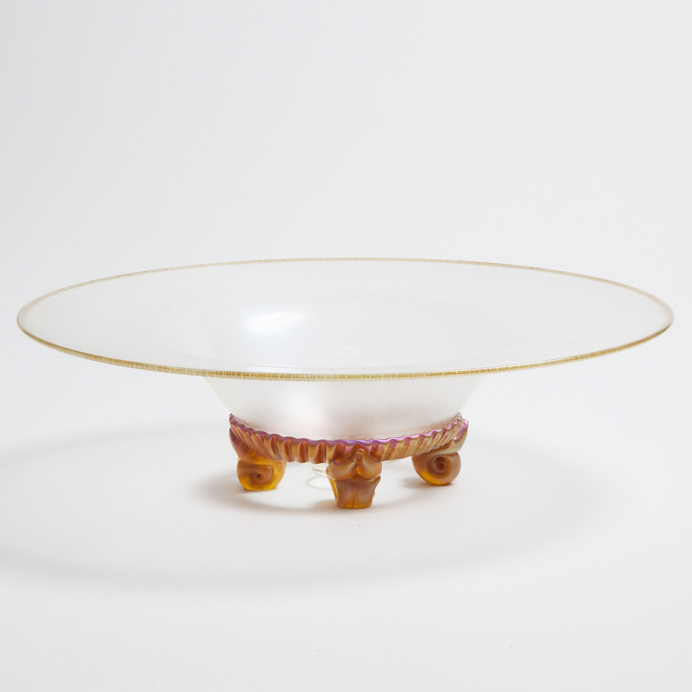 Iridescent Glass Centrepiece Bowl  2f2965