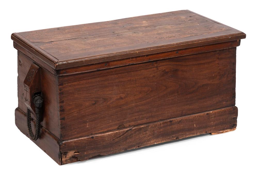 CAMPHORWOOD SEA CHEST 19TH CENTURY 2f2996