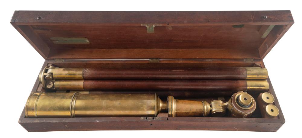 CASED FOUR DRAW TELESCOPE 19TH 2f29ae