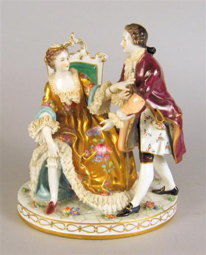 German porcelain figure group  4b75f