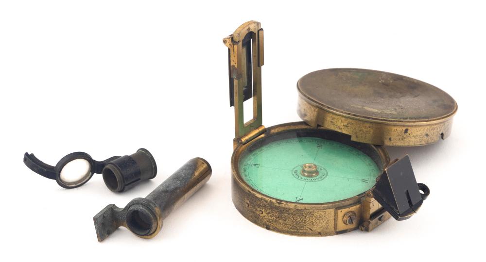 SURVEY POCKET COMPASS 19TH CENTURY DIAMETER