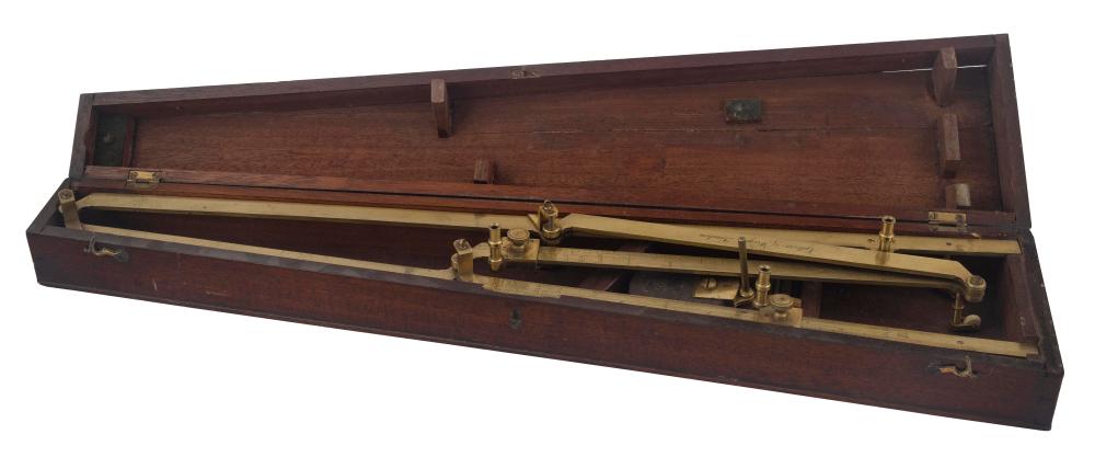 CASED BRASS PANTOGRAPH 19TH CENTURY