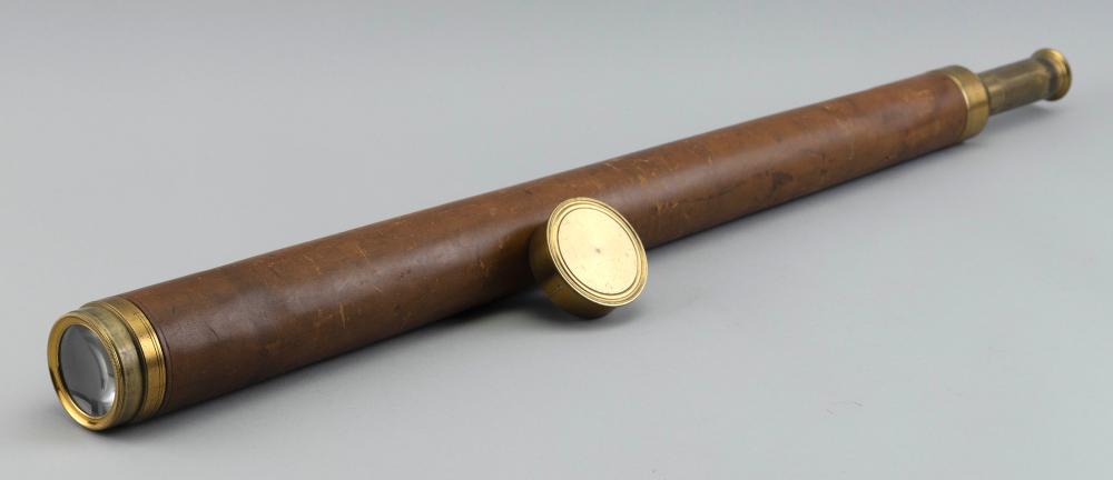 DOLLAND BRASS SINGLE-DRAW TELESCOPE