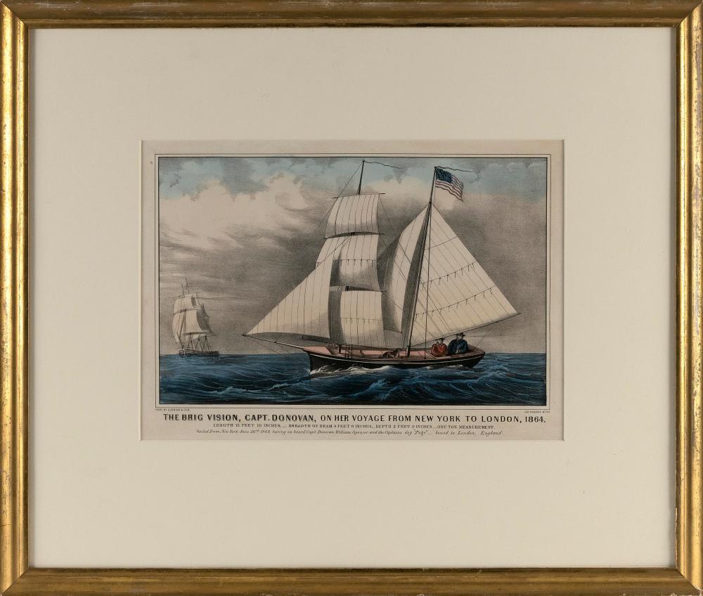 CURRIER & IVES LITHOGRAPH “THE