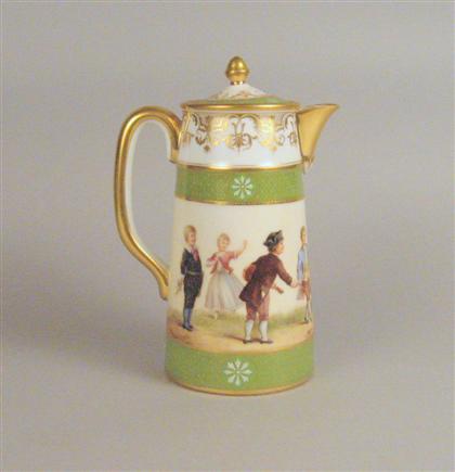 Dresden Richard Klemm porcelain coffeepot
