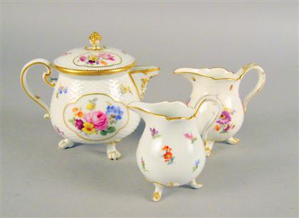 Group of three Meissen porcelain 4b769