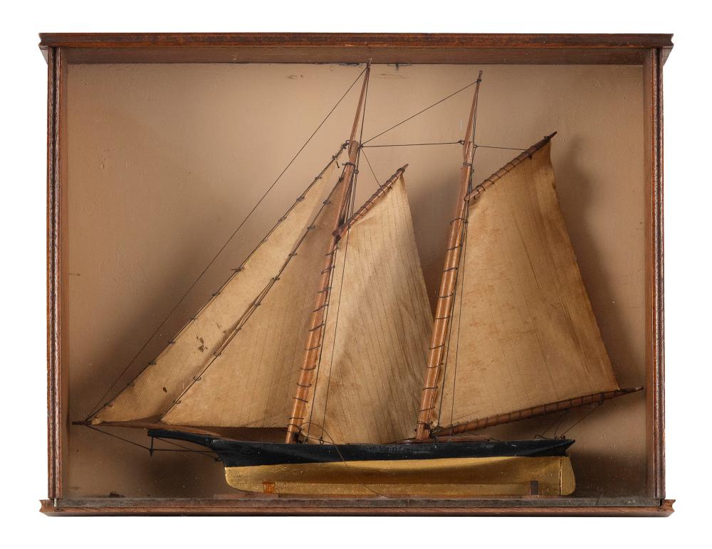 SHADOW BOX MODEL OF A SAILBOAT 2f2a1d