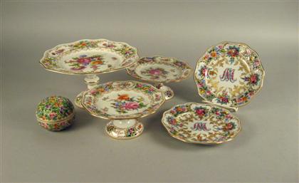 Assorted Dresden porcelain tablewares 4b76a