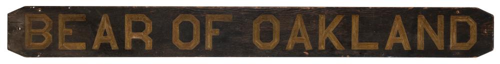 CARVED NAMEBOARD FROM THE ARCTIC