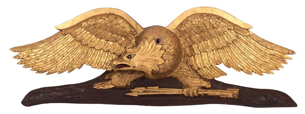 CARVED WOODEN SPREAD WING EAGLE 2f2a56