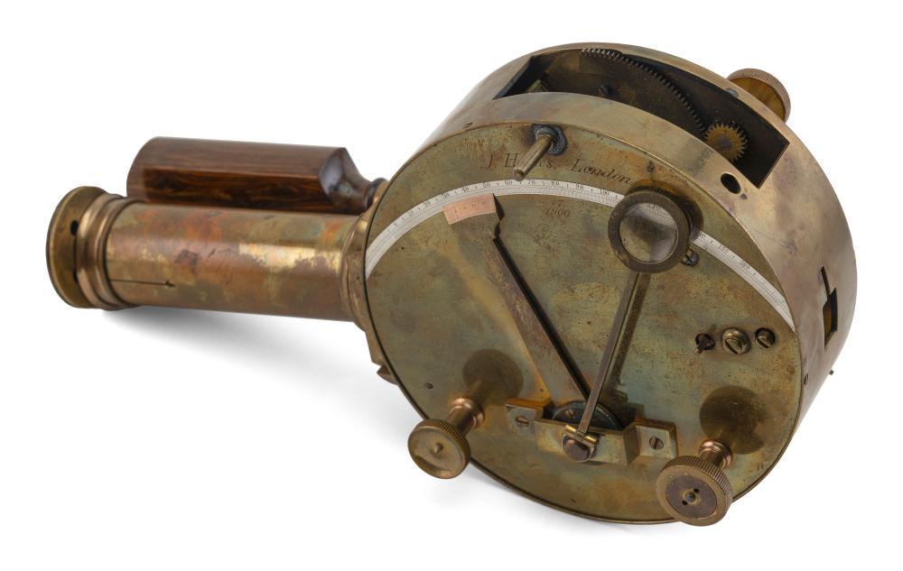 BRASS DRUM SEXTANT 19TH CENTURY