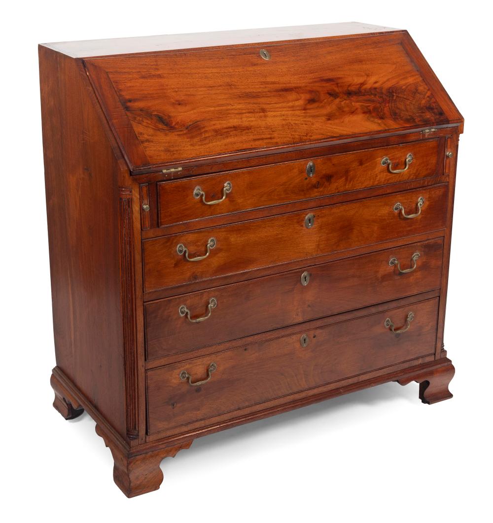 CHIPPENDALE SLANT-LID DESK CIRCA