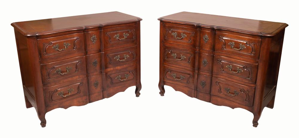 PAIR OF FRENCH STYLE THREE DRAWER 2f2ab3