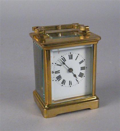 French brass carriage clock    20th