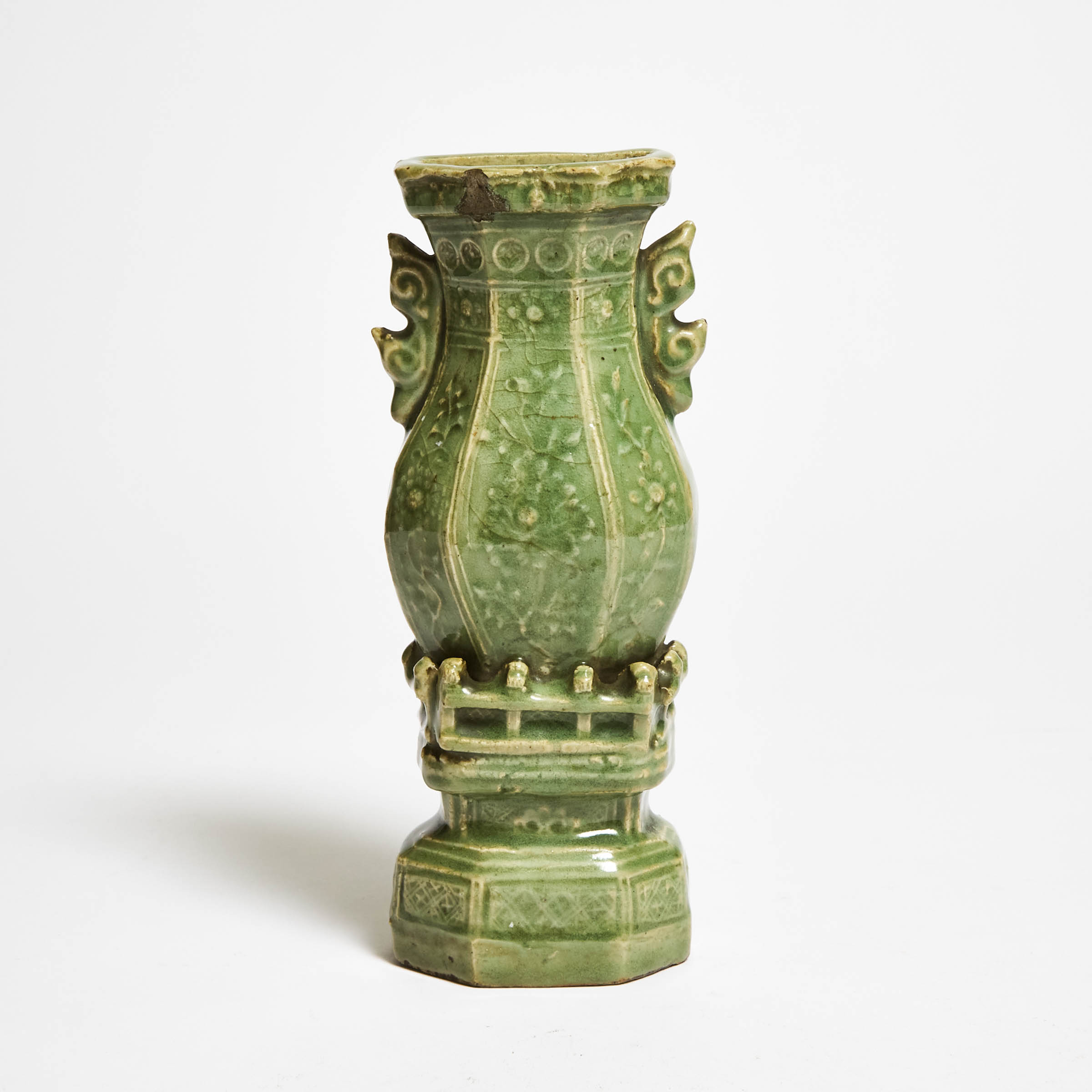 A Moulded Longquan Celadon Wall 2f2b0d