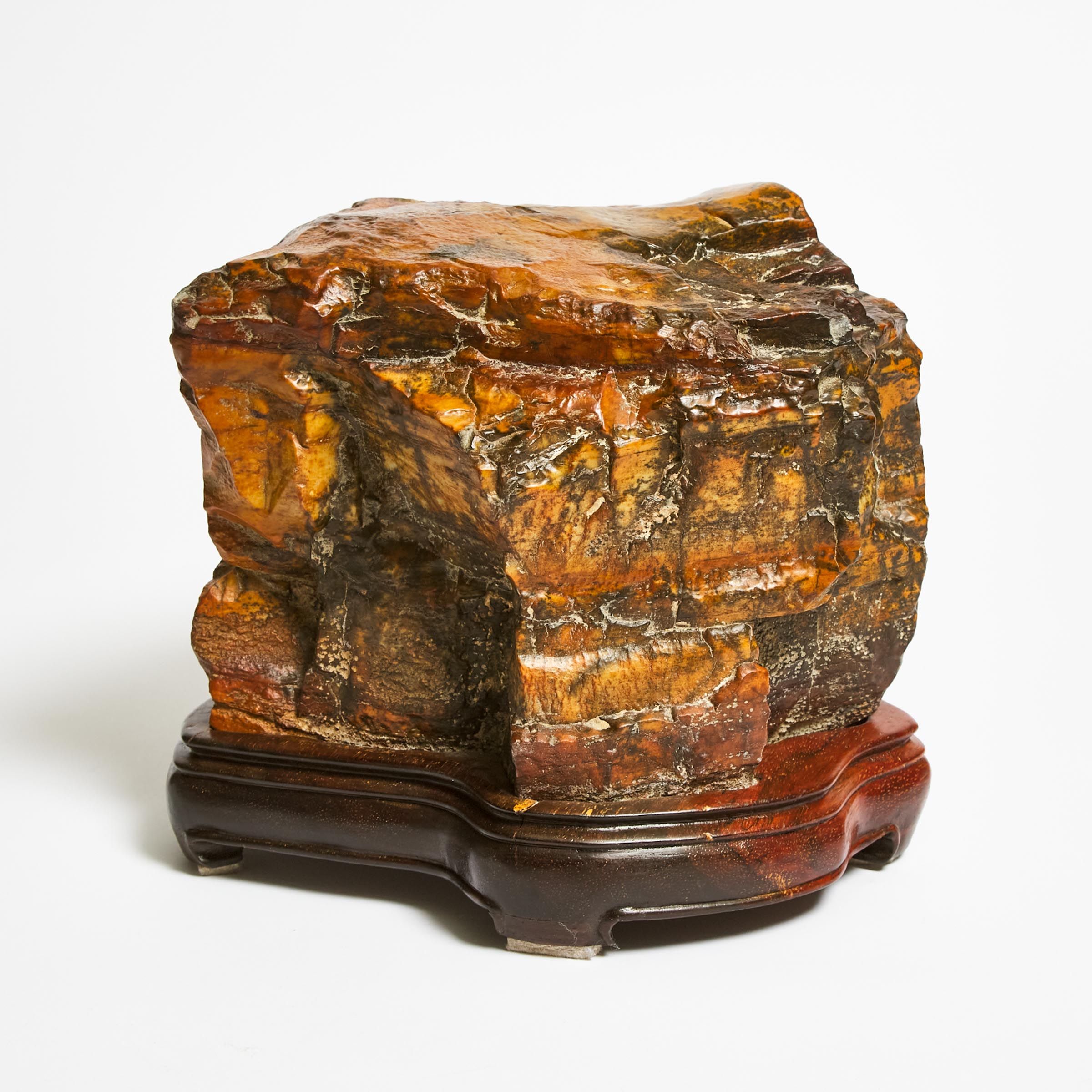A Red River Scholar's Rock, Qing