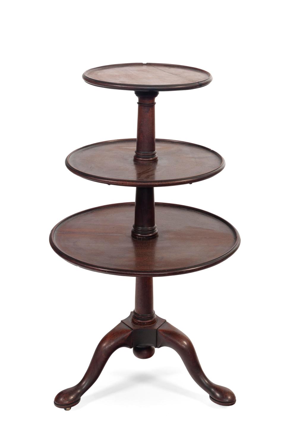 QUEEN ANNE THREE-TIER DUMBWAITER