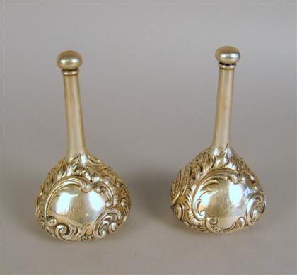 Pair of American sterling silver