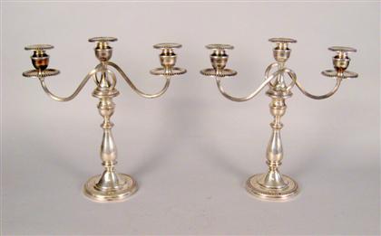 Pair of American sterling silver