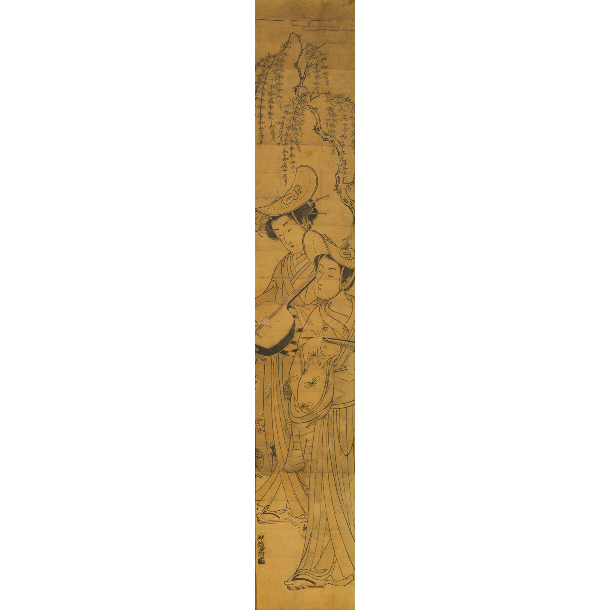 Isoda Koryusai (1735-1790), Two