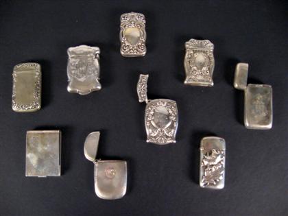 Group of eight American sterling