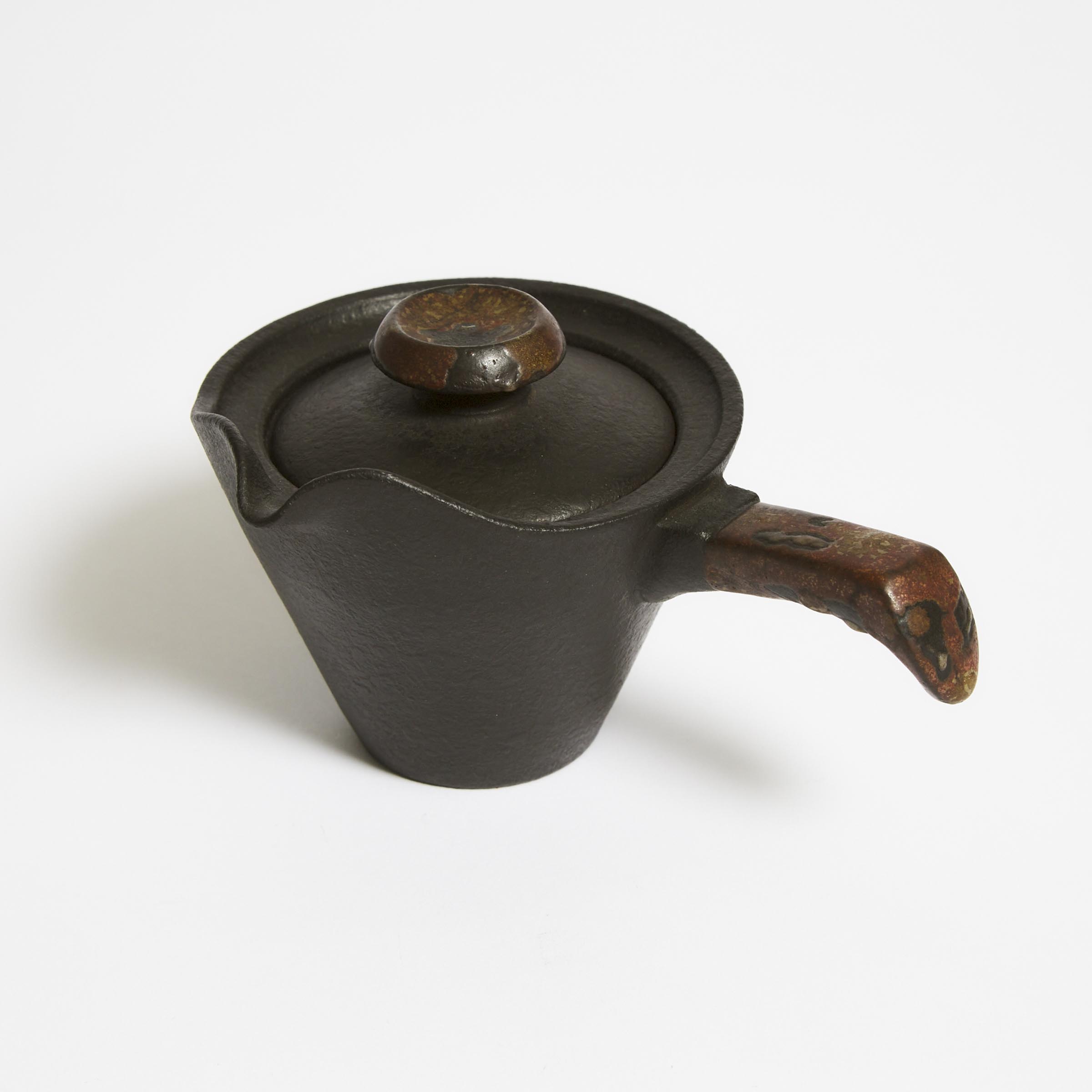 An Iron Imitation Pottery Kyusu 2f2cc6