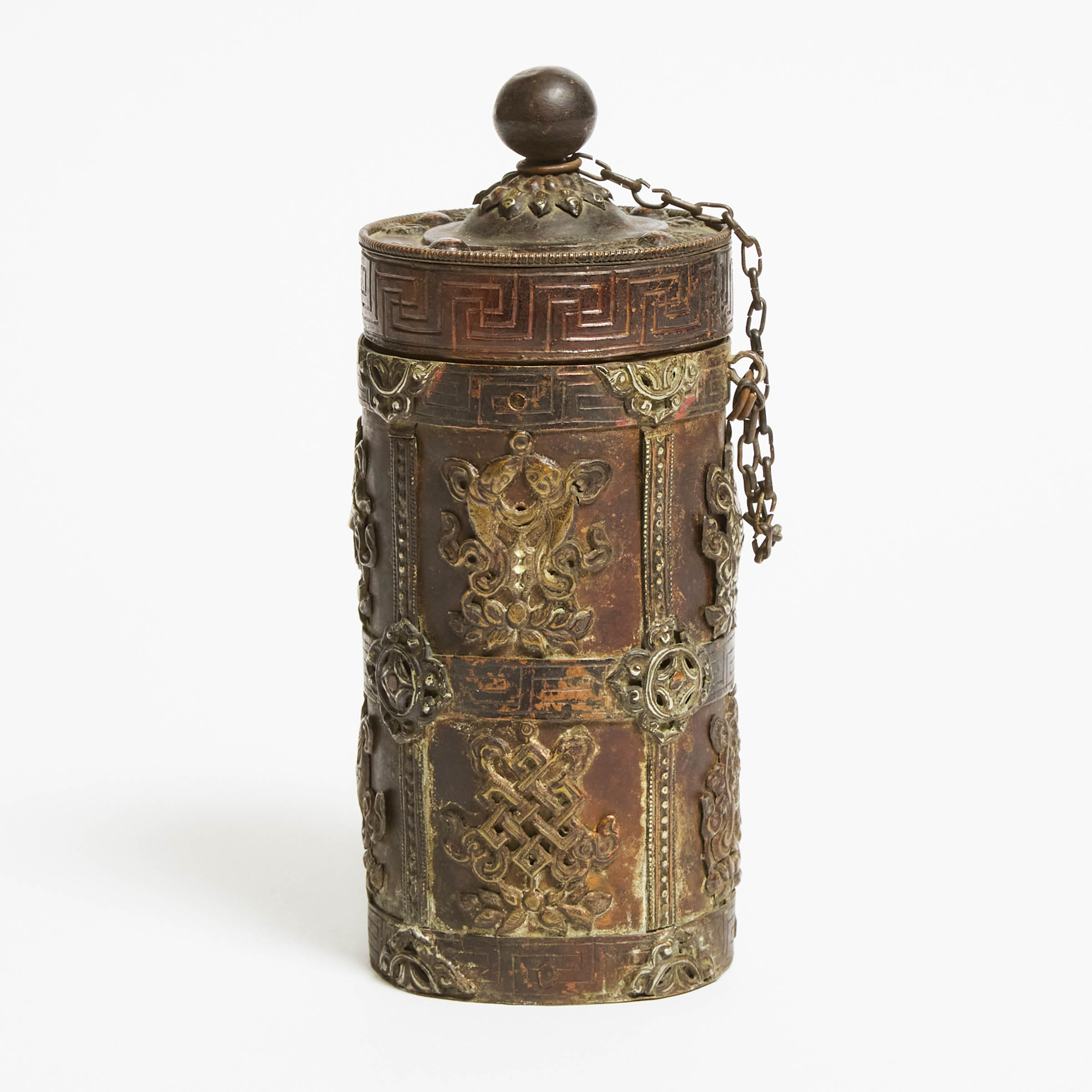 A Tibetan Cylindrical Vessel With