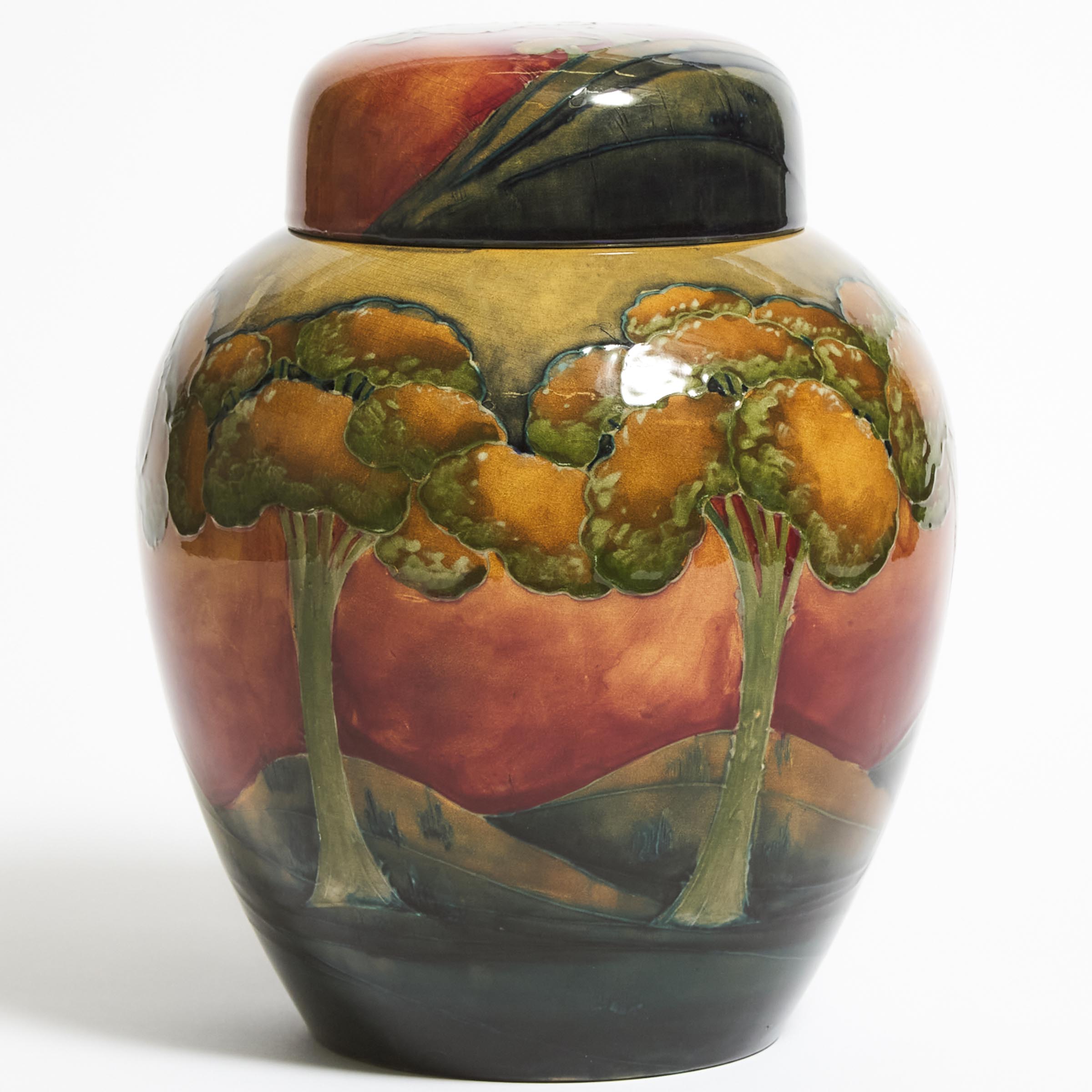Moorcroft Eventide Ginger Jar, c.1925