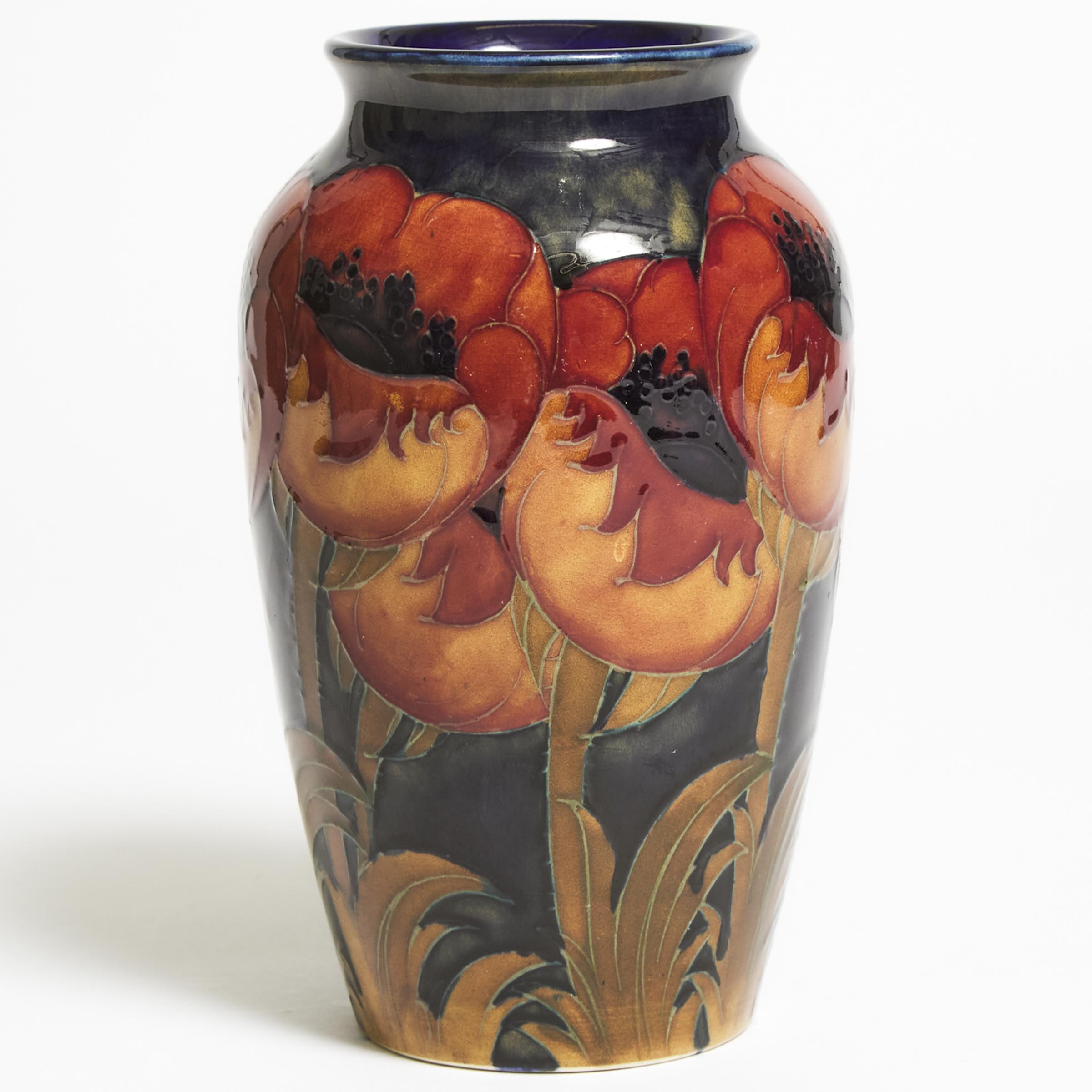 Moorcroft Poppy Vase c 1925  2f2d1a