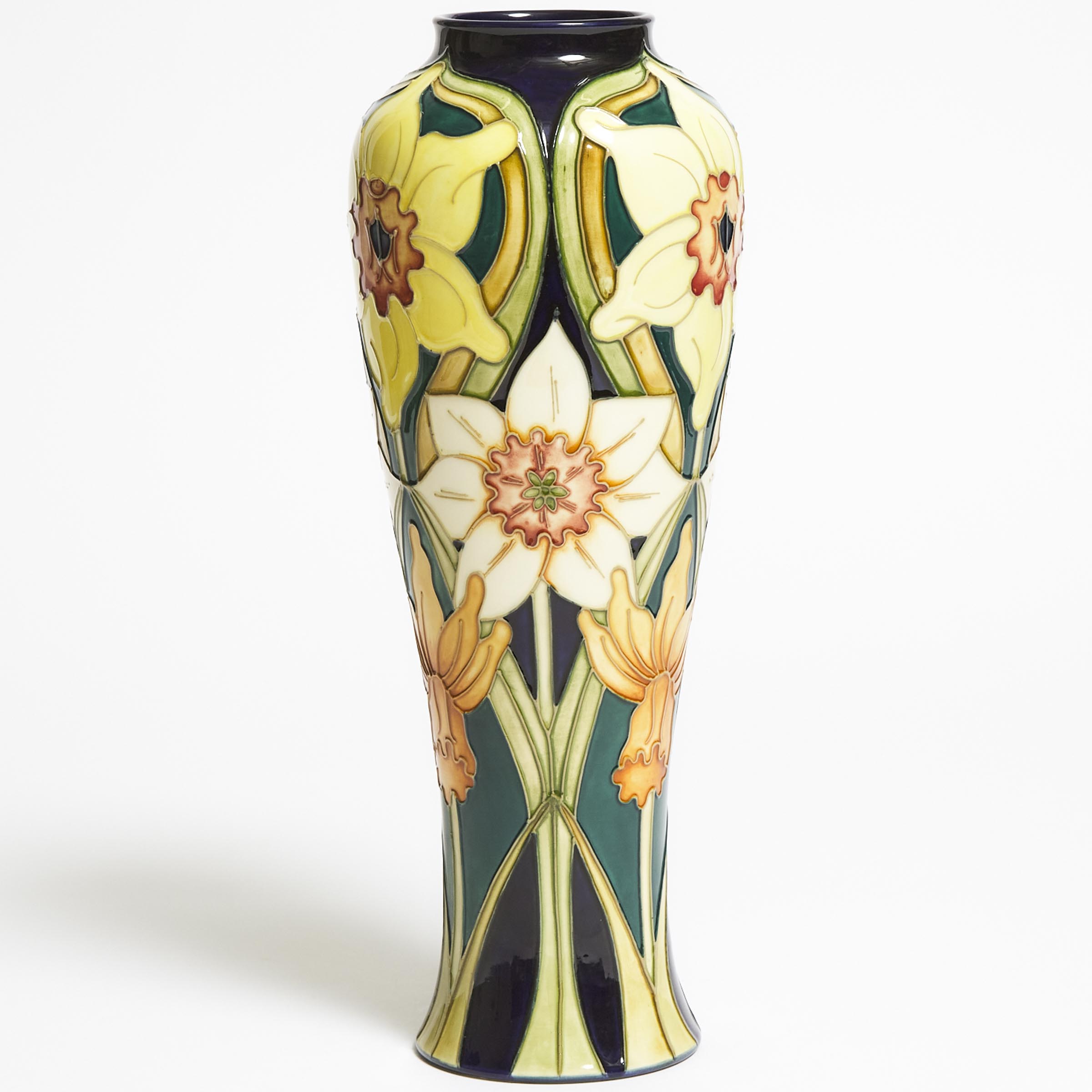 Moorcroft Daffodil Vase, Rachel