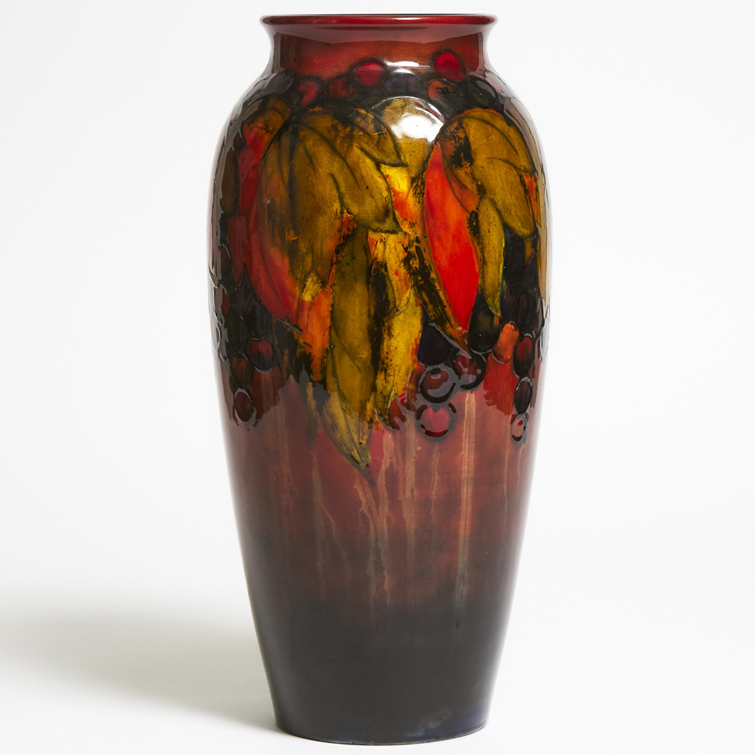 Moorcroft Flambé Grape and Leaf