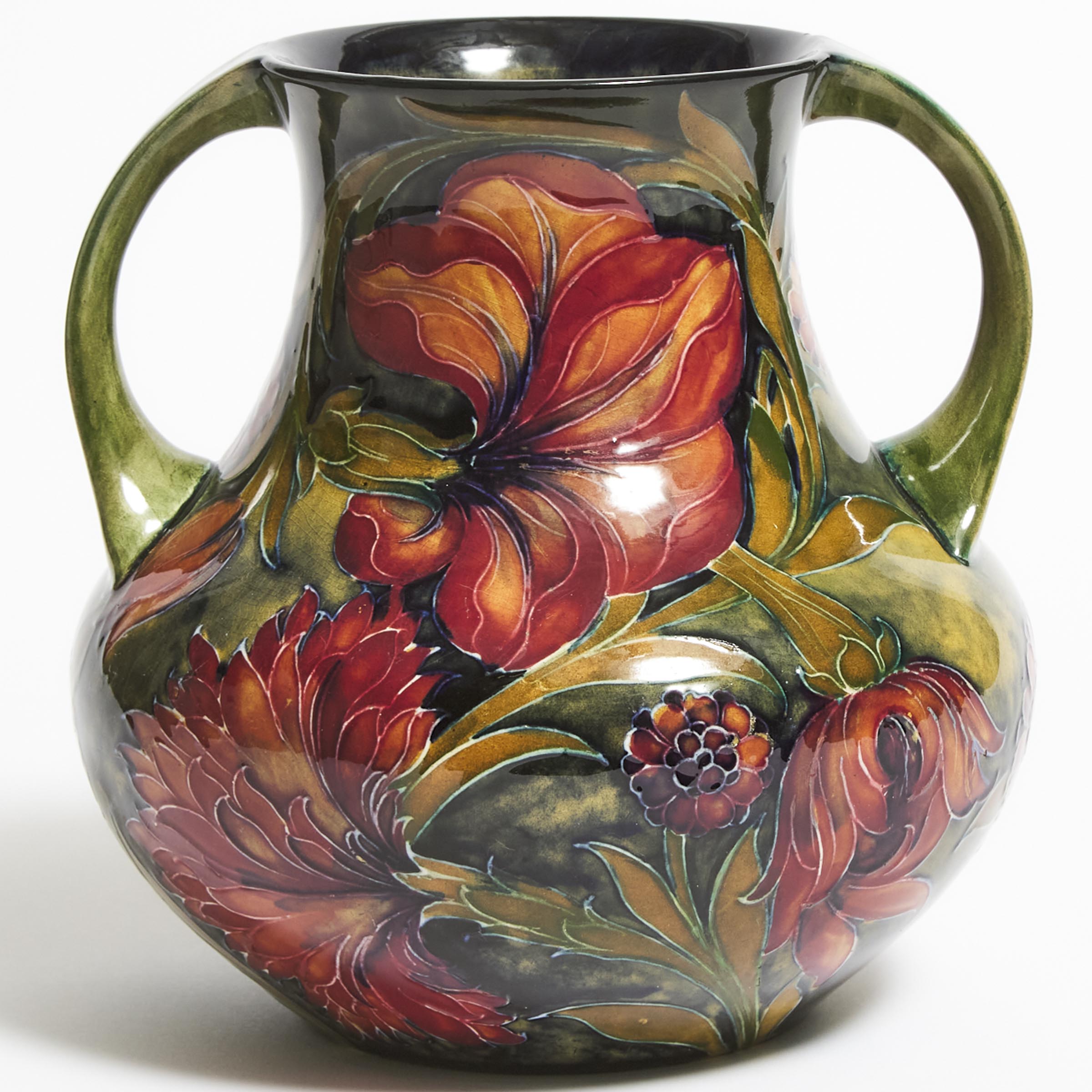 Moorcroft Spanish Two Handled Vase,