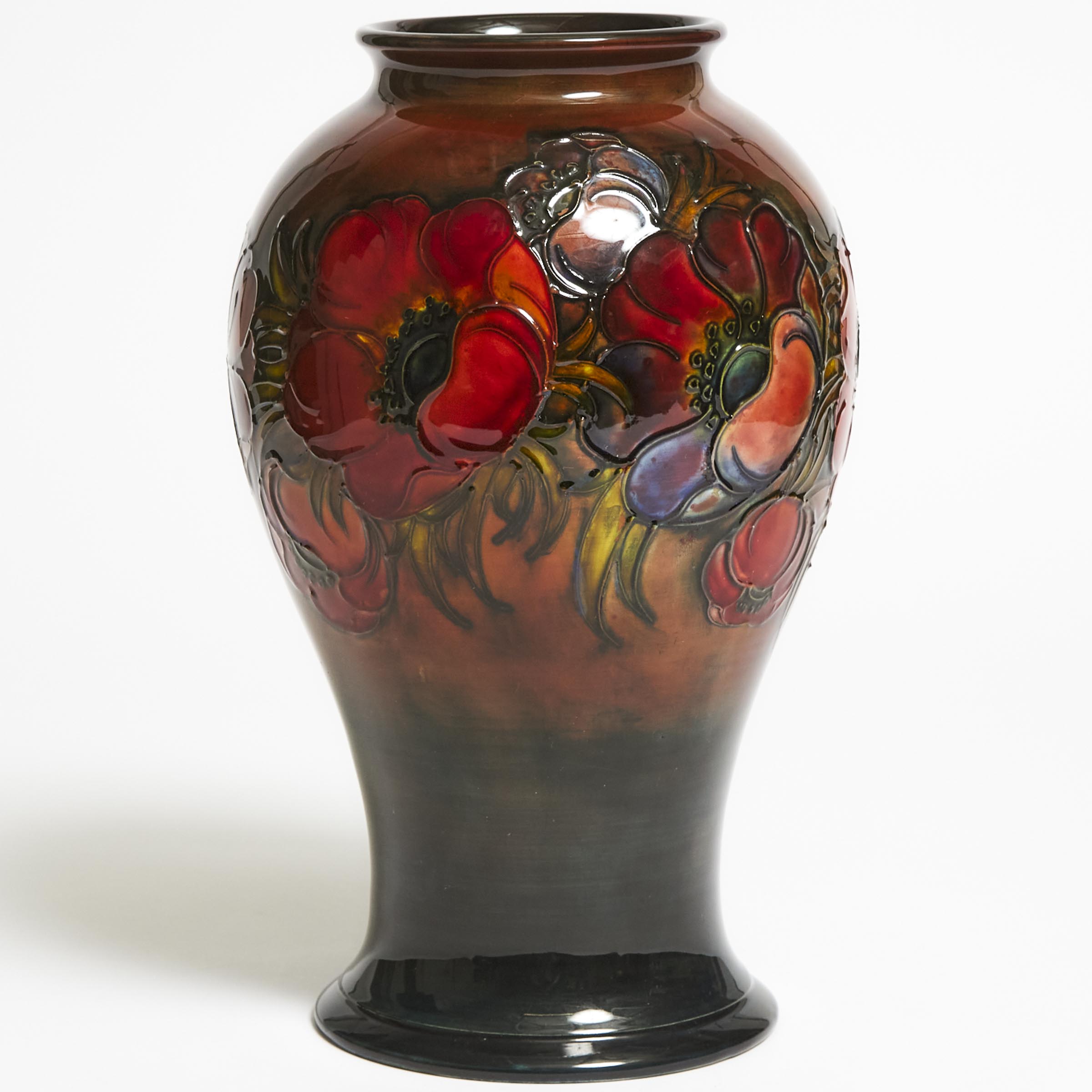 Moorcroft Flambé Anemone Vase,