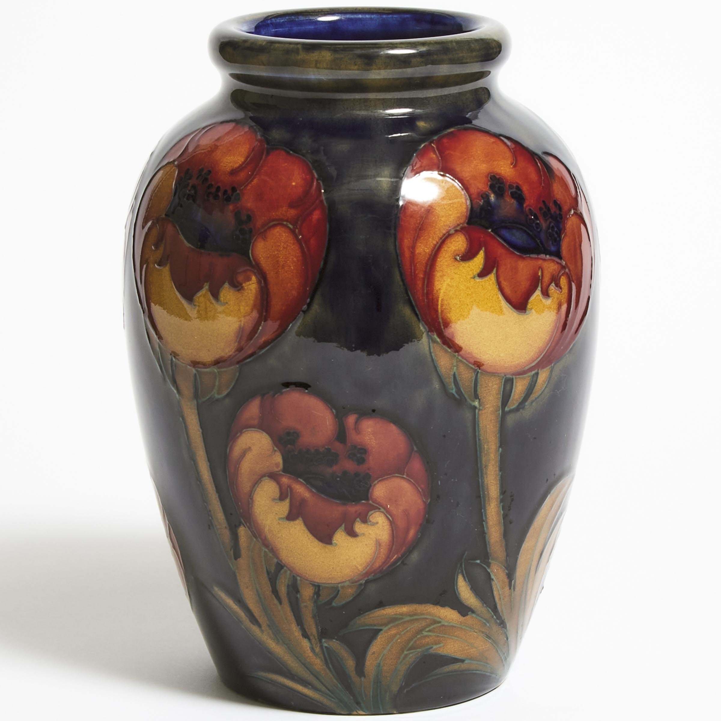 Moorcroft Poppy Vase c 1925  2f2d3d