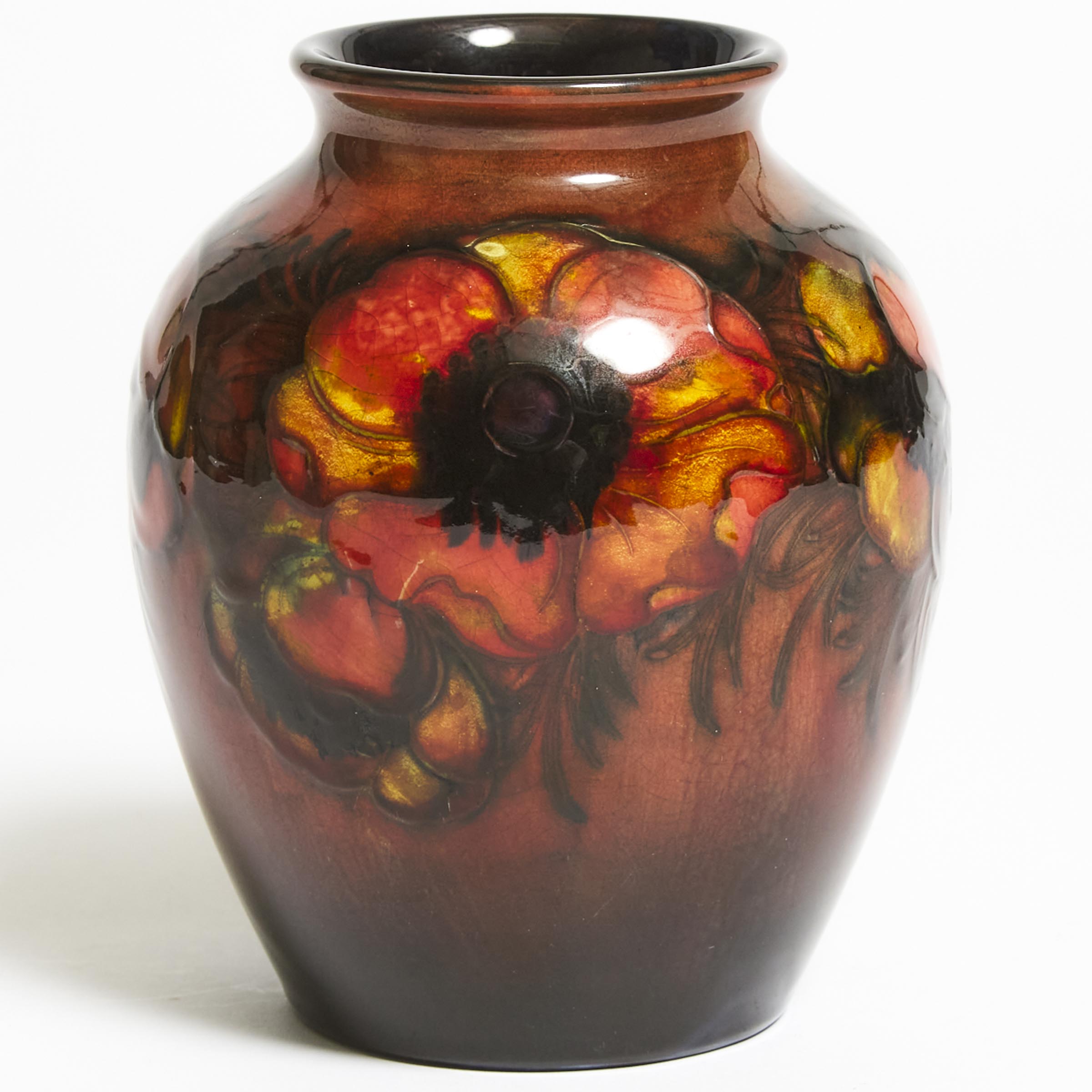 Moorcroft Flambé Anemone Vase,