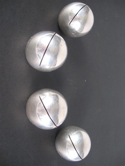 Set of four English sterling silver 4b7ca
