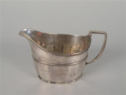 George III sterling silver cream