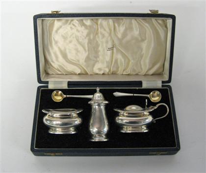 Mappin & Webb sterling silver condiment