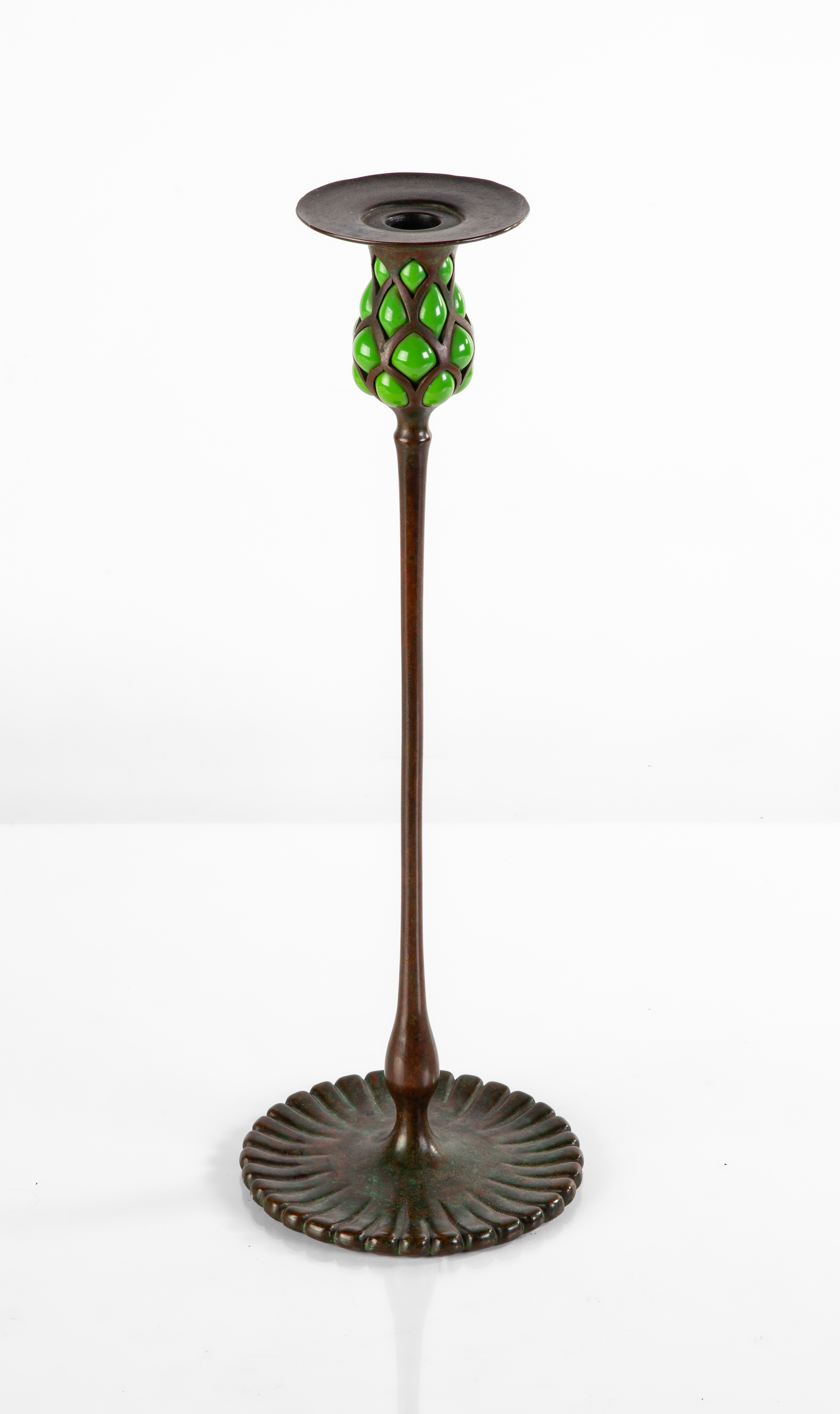 TIFFANY STUDIOS BLOWN-OUT CANDLESTICK