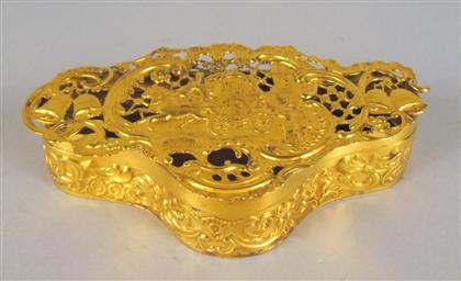 English sterling silver gilt reticulated 4b7dc