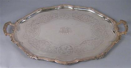 Sheffield silver plated two-handled